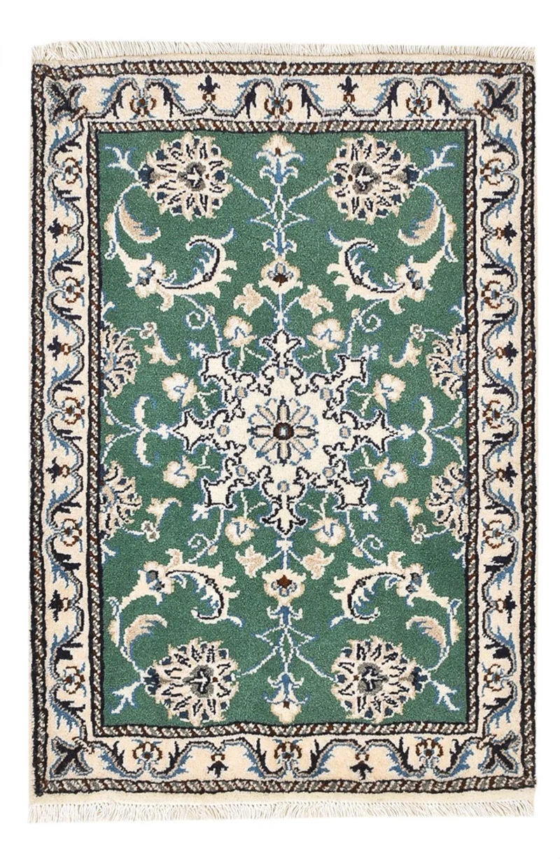 Perserteppich - Nain - 60 x 87 cm - grün