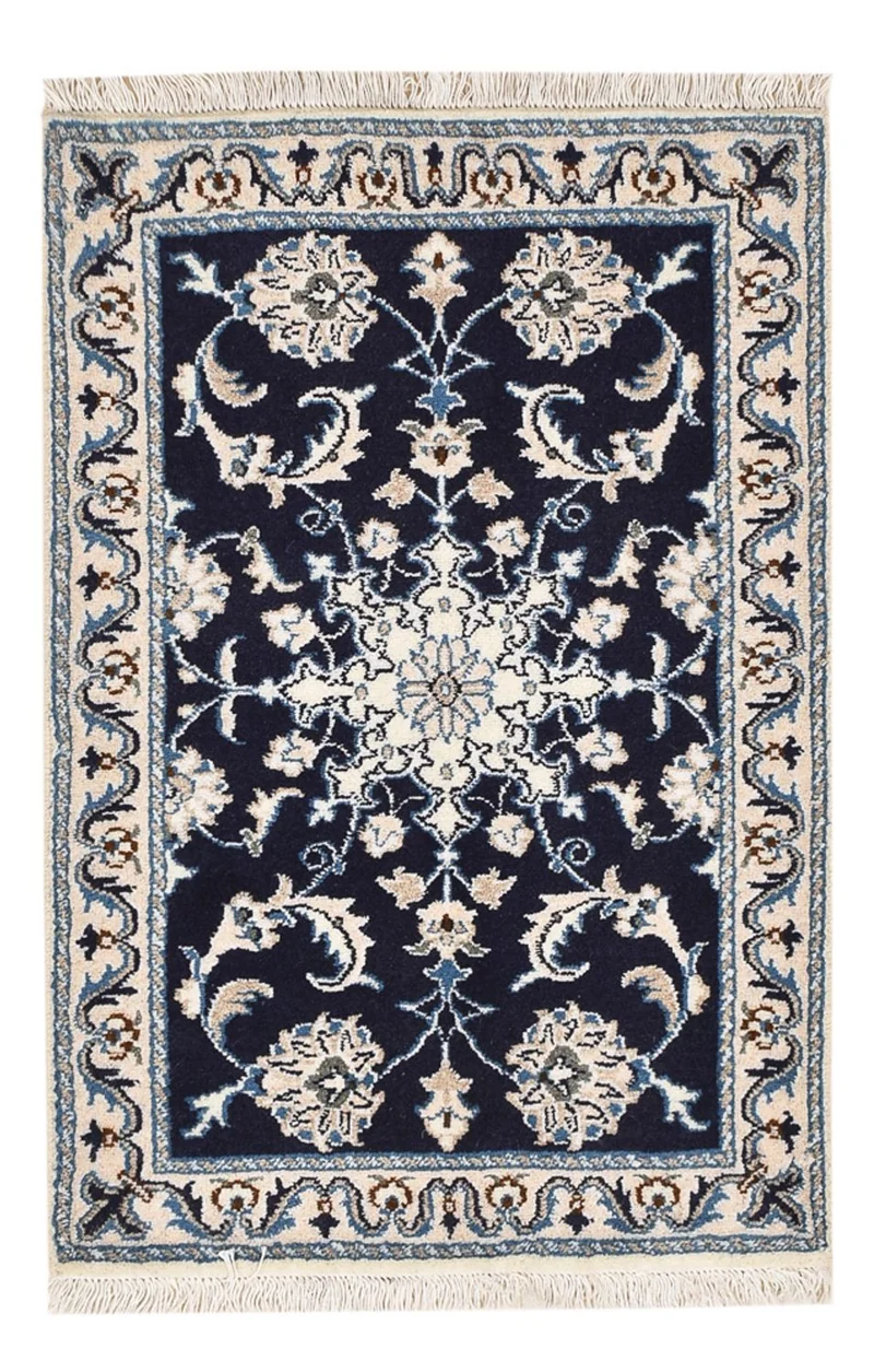 Perserteppich - Nain - 57 x 89 cm - dunkelblau