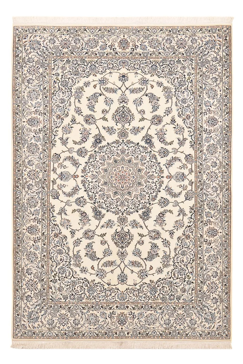 Perserteppich - Nain - Premium - 146 x 219 cm - hellgrau