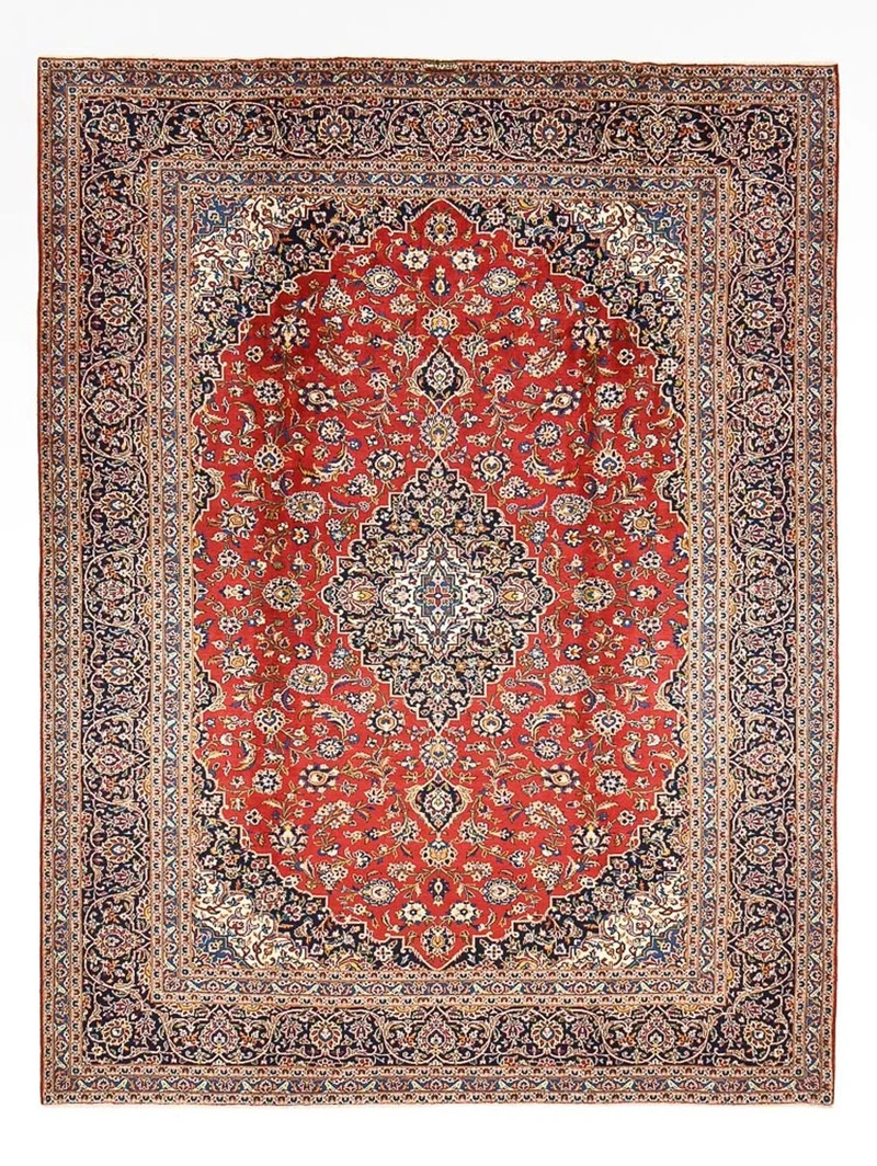 Perserteppich - Keshan - 301 x 409 cm - rot