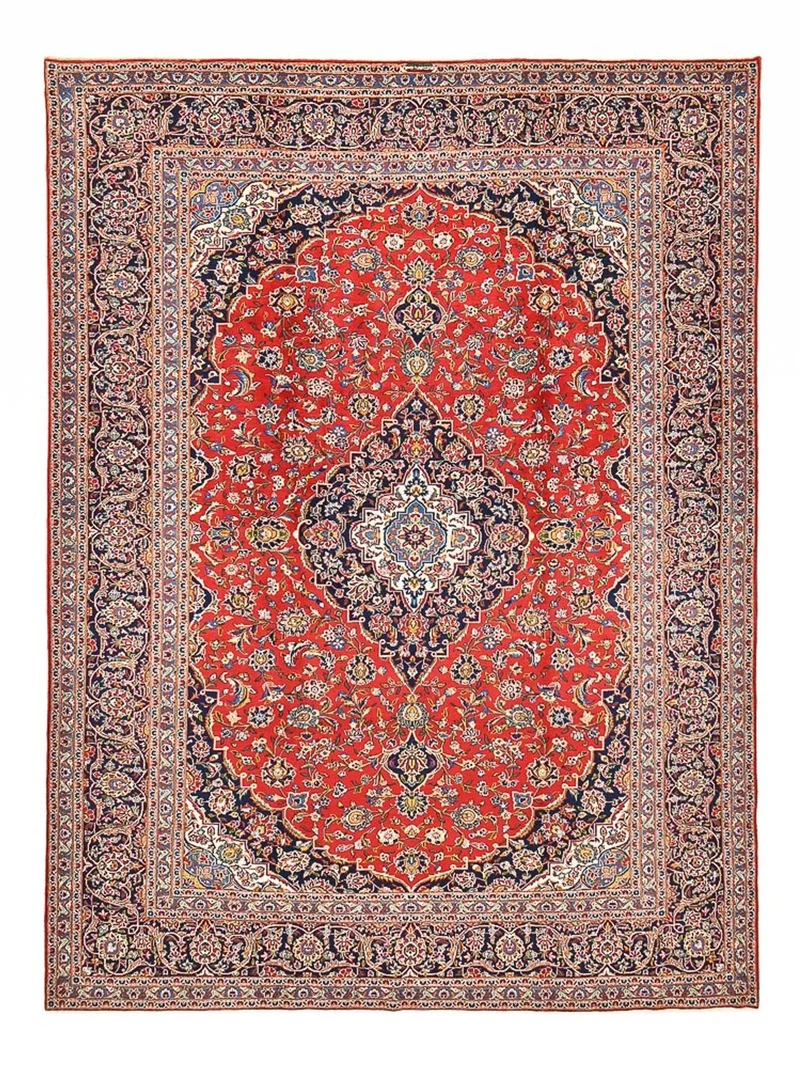 Perserteppich - Keshan - 294 x 388 cm - rot