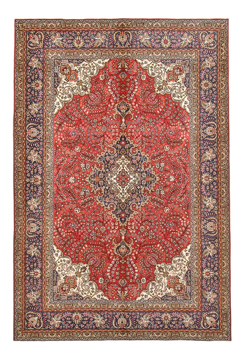 Perserteppich - Täbriz - 198 x 295 cm - rot