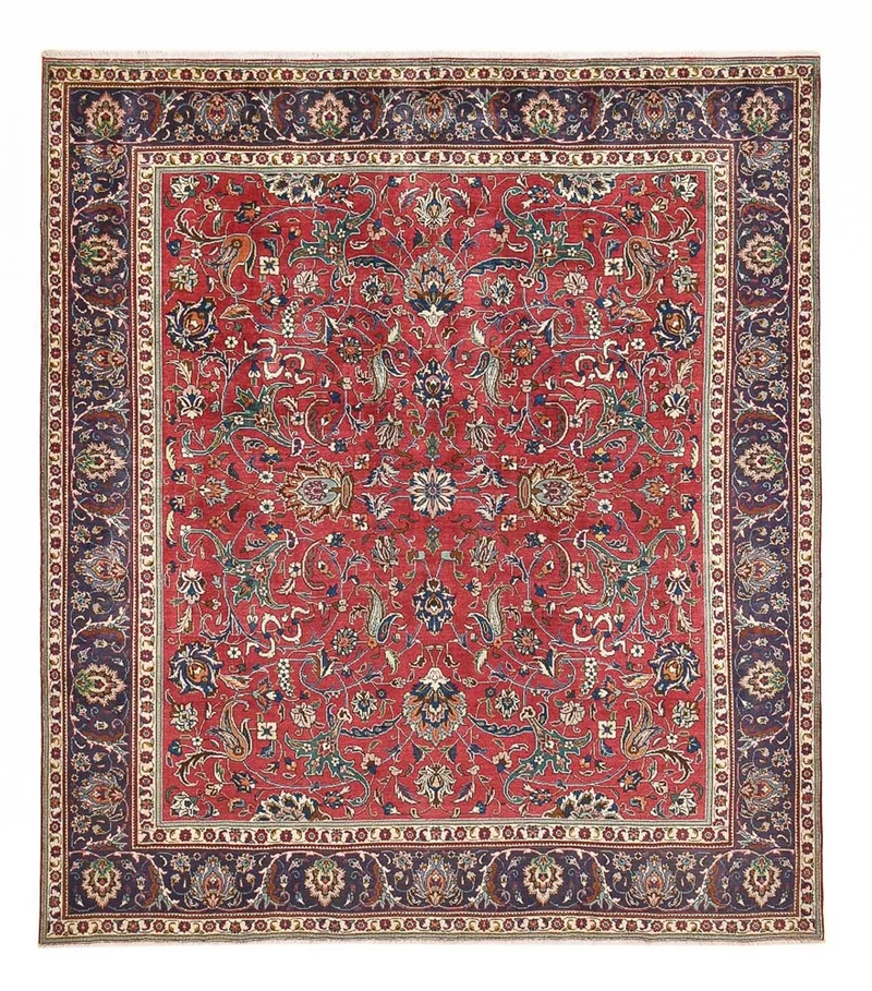 Perserteppich - Täbriz sonderform - 307 x 348 cm - rot