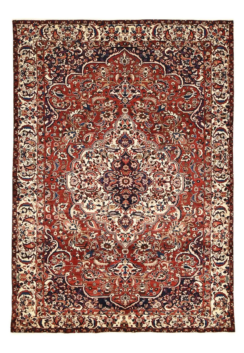 Perserteppich - Nomadic - 215 x 315 cm - dunkelrot