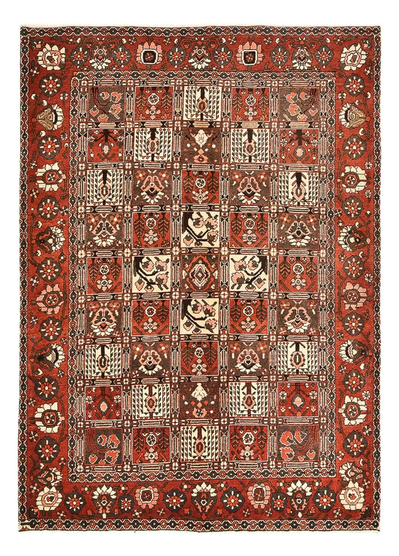 Perserteppich - Nomadic - 205 x 297 cm - dunkelrot