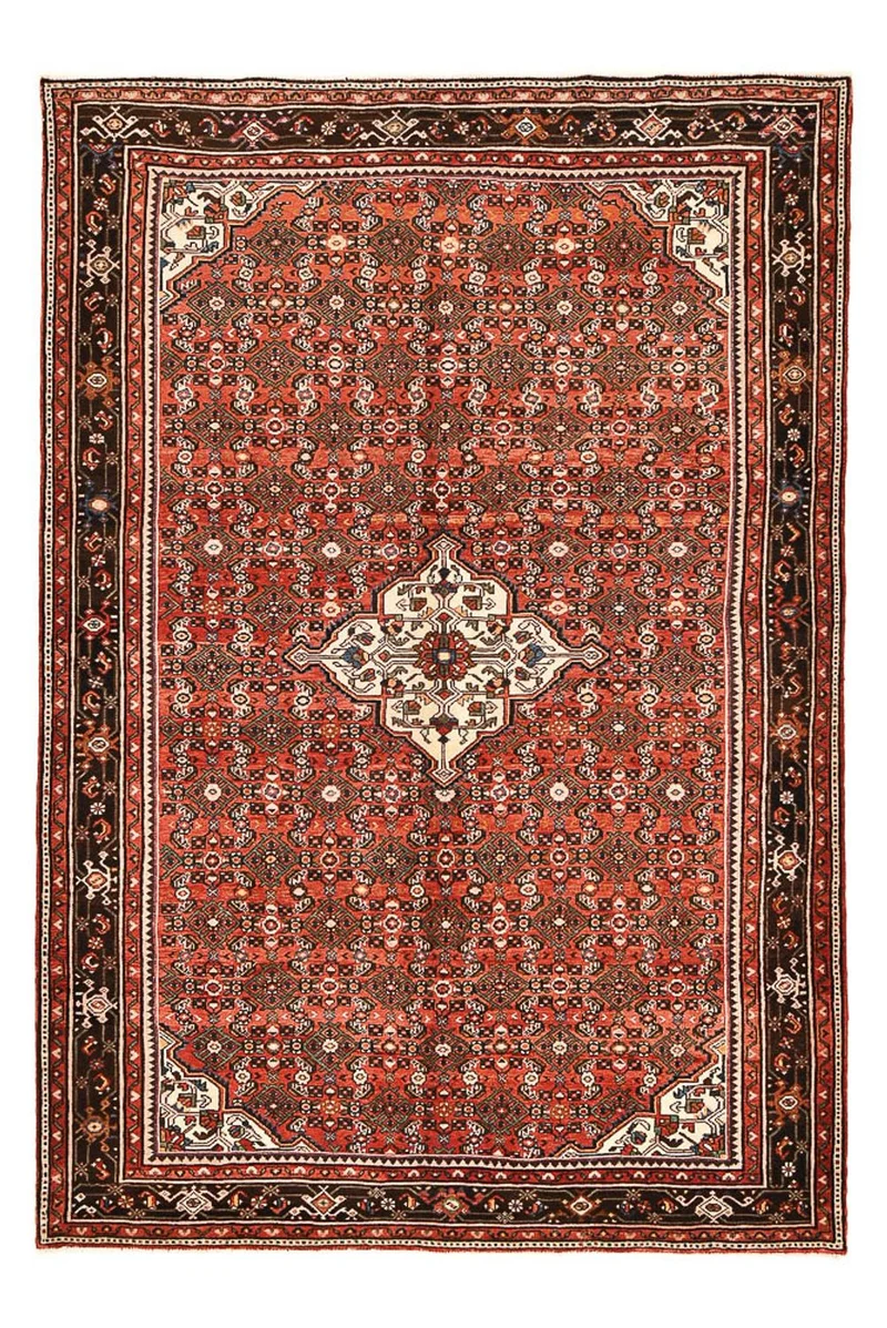Perserteppich - Nomadic - 209 x 312 cm - terrakotta