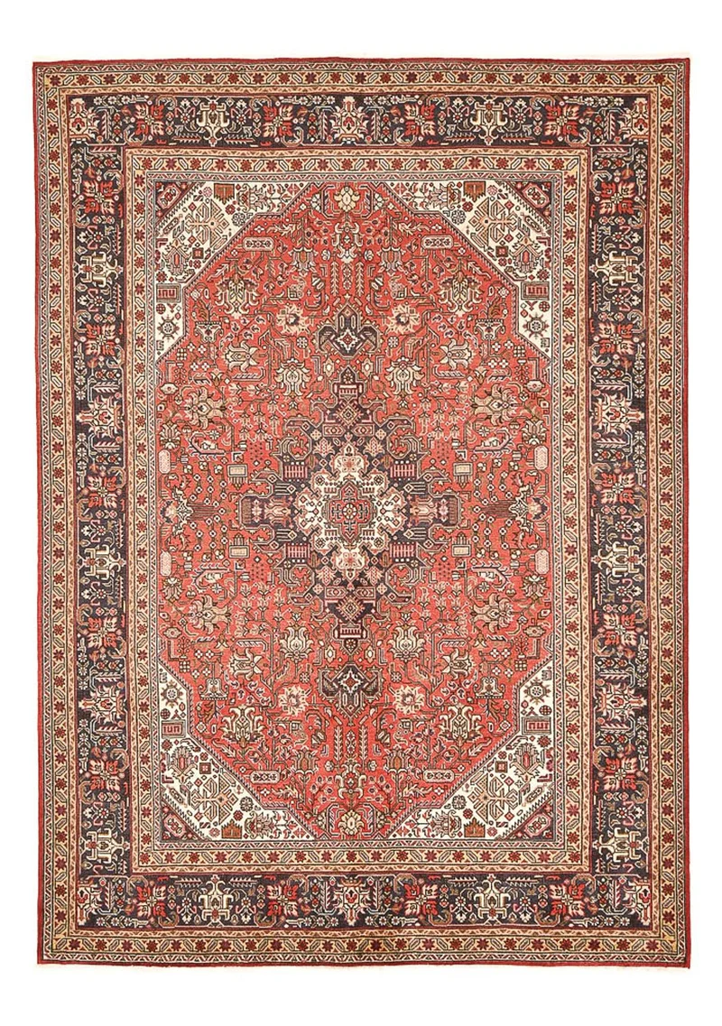 Perserteppich - Täbriz - 202 x 297 cm - hellrot