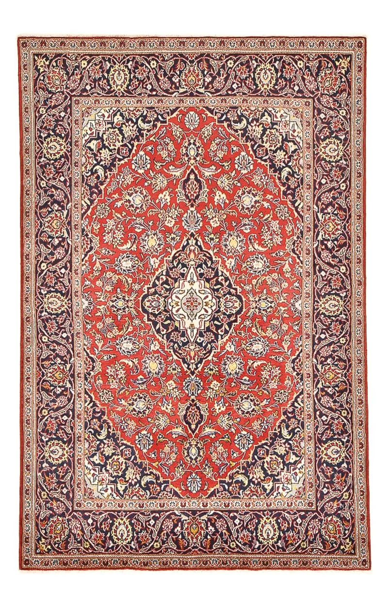 Perserteppich - Keshan - 138 x 216 cm - rot