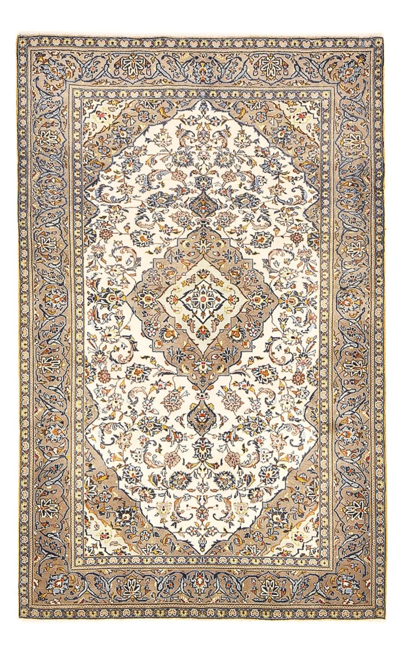 Perserteppich - Keshan - 145 x 230 cm - hellbeige