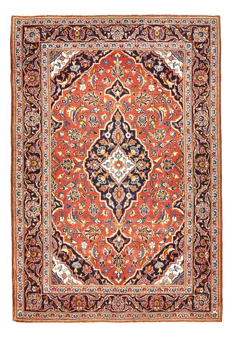 Perserteppich - Keshan - 114 x 167 cm - hellrot
