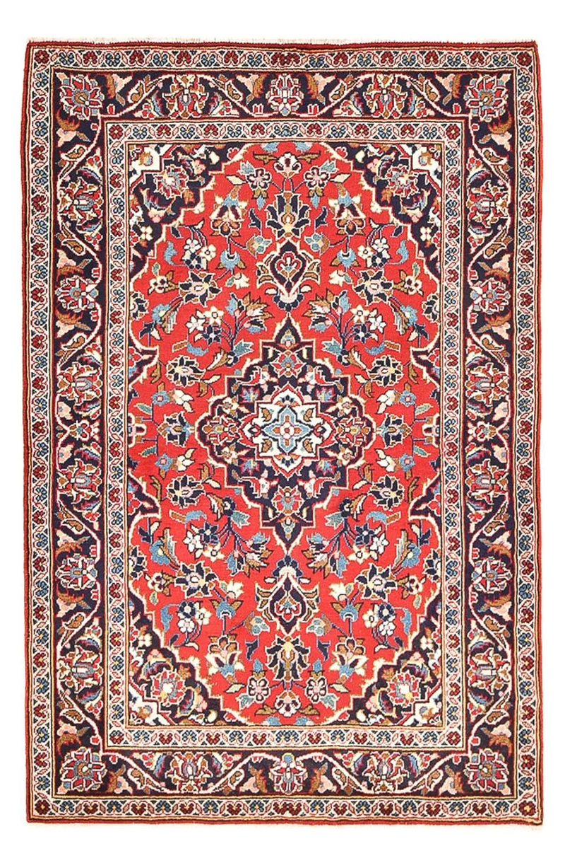 Perserteppich - Keshan - 102 x 152 cm - rot
