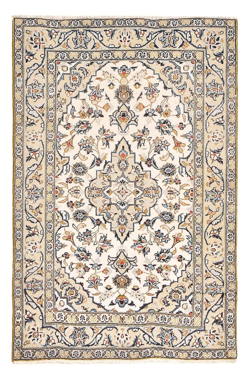 Perserteppich - Keshan - 96 x 142 cm - sand