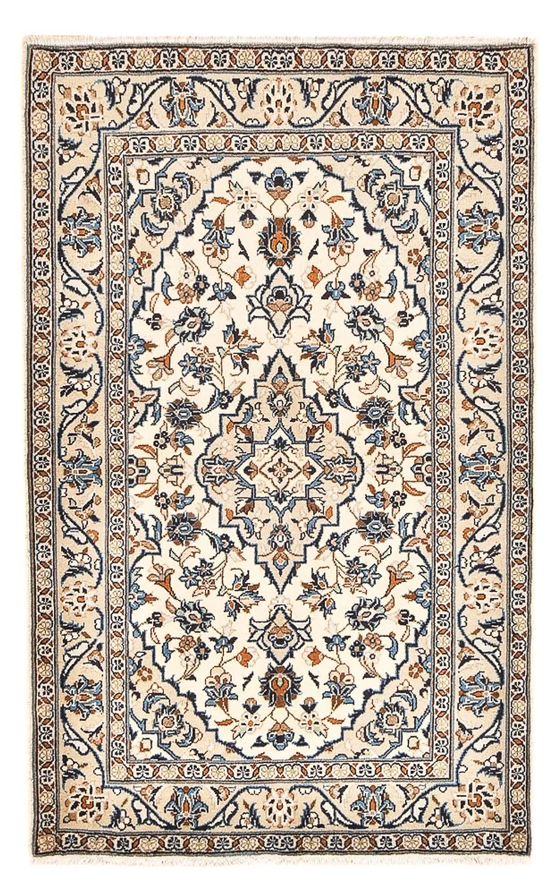 Perserteppich - Keshan - 96 x 154 cm - sand