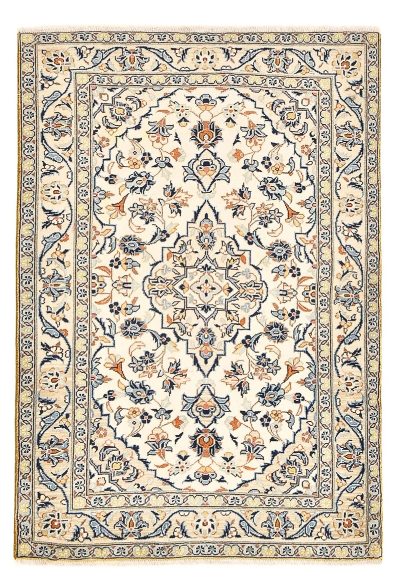 Perserteppich - Keshan - 97 x 142 cm - sand
