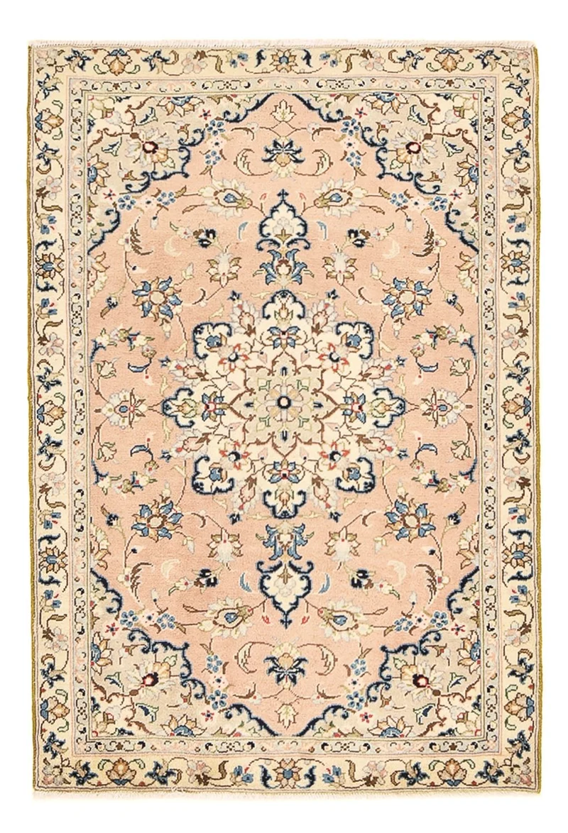 Perserteppich - Keshan - 95 x 140 cm - rosa