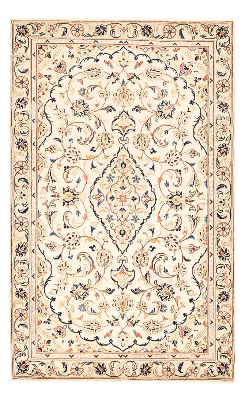 Perserteppich - Keshan - 92 x 145 cm - beige