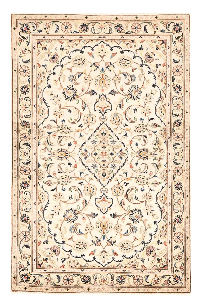 Perserteppich - Keshan - 98 x 150 cm - beige