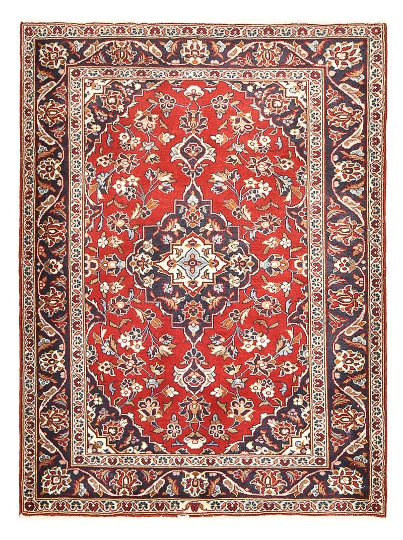 Perserteppich - Keshan - 103 x 137 cm - rot