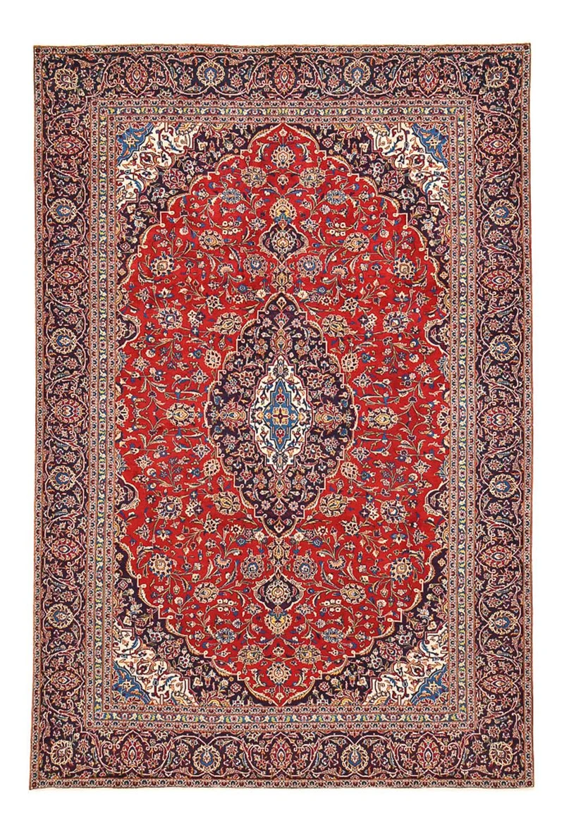 Perserteppich - Keshan - 275 x 405 cm - rot