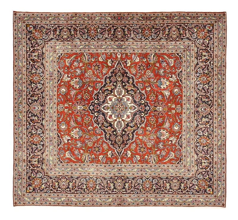Perserteppich - Keshan - 225 x 253 cm - rot