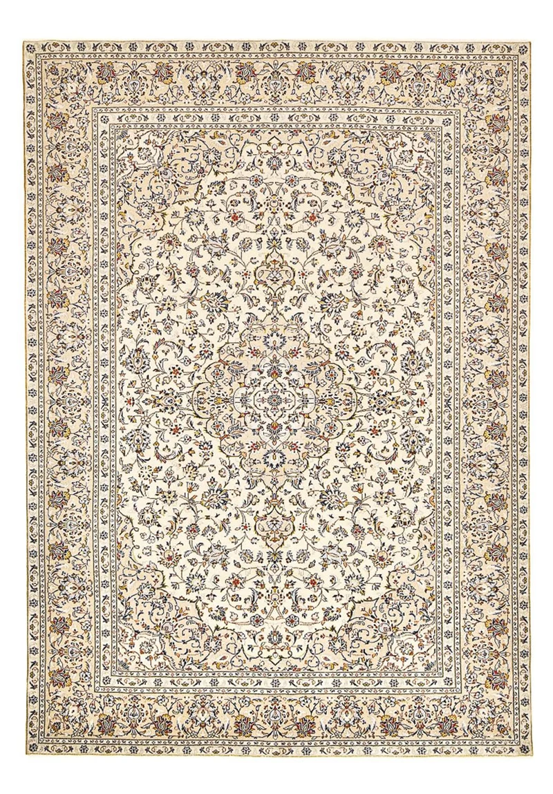 Perserteppich - Keshan - 237 x 352 cm - hellbeige