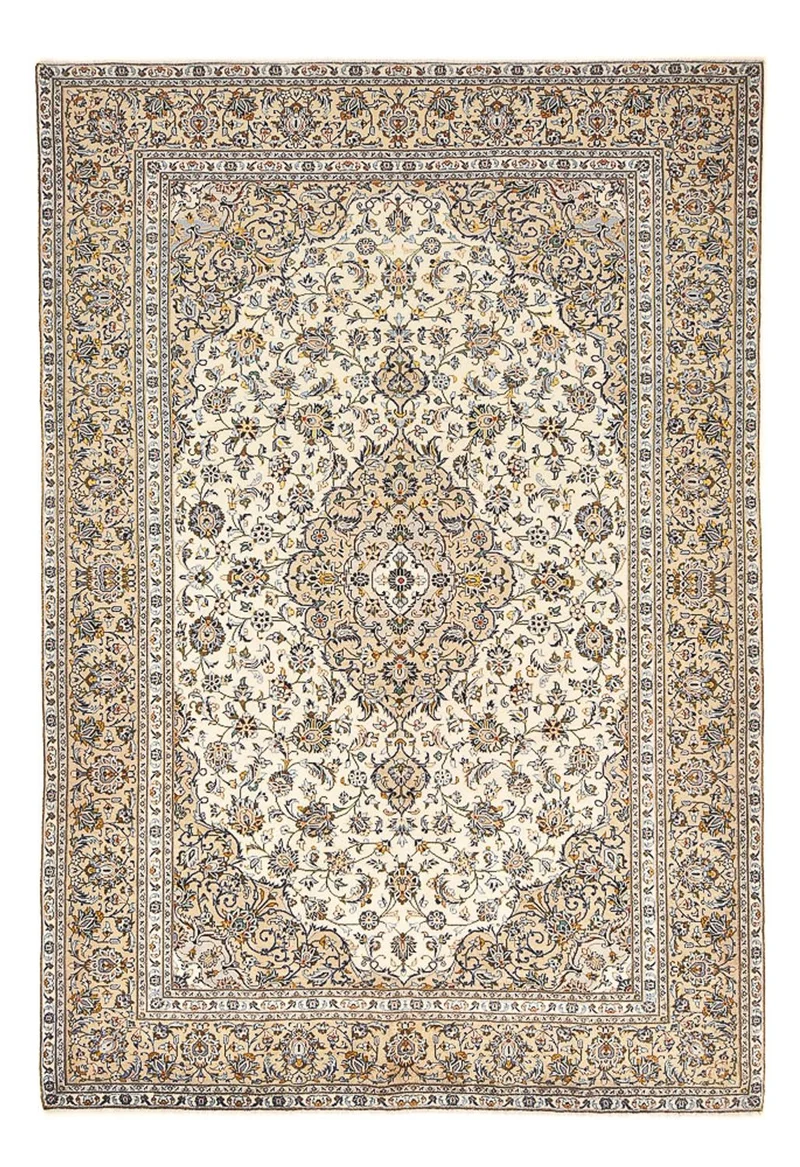 Perserteppich - Keshan - 238 x 343 cm - hellbeige