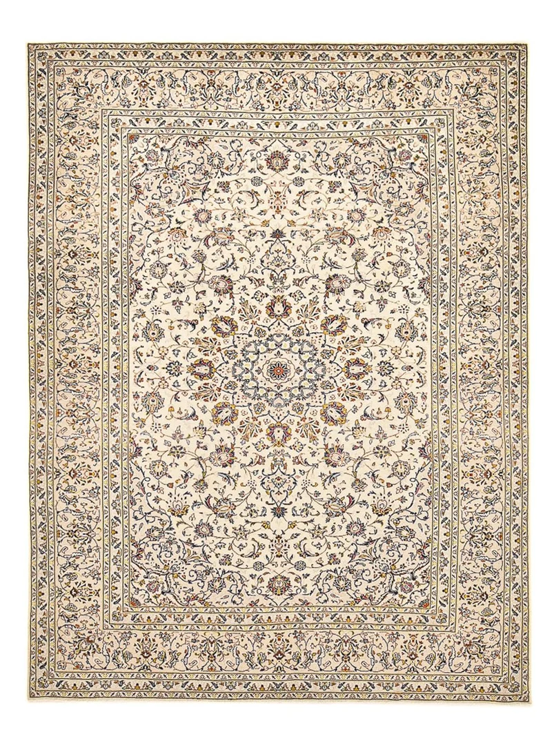 Perserteppich - Keshan - 245 x 342 cm - hellbeige