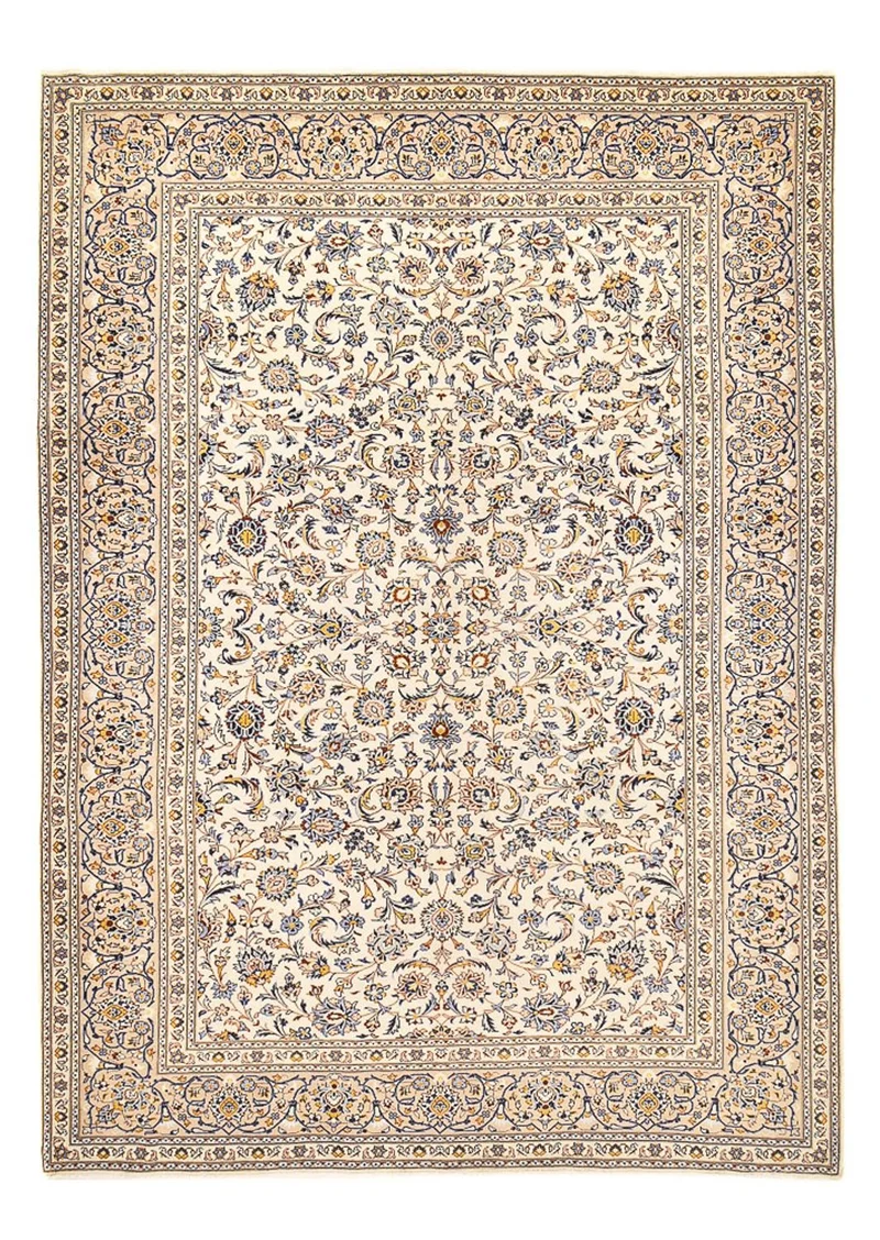 Perserteppich - Keshan - 271 x 380 cm - hellbeige