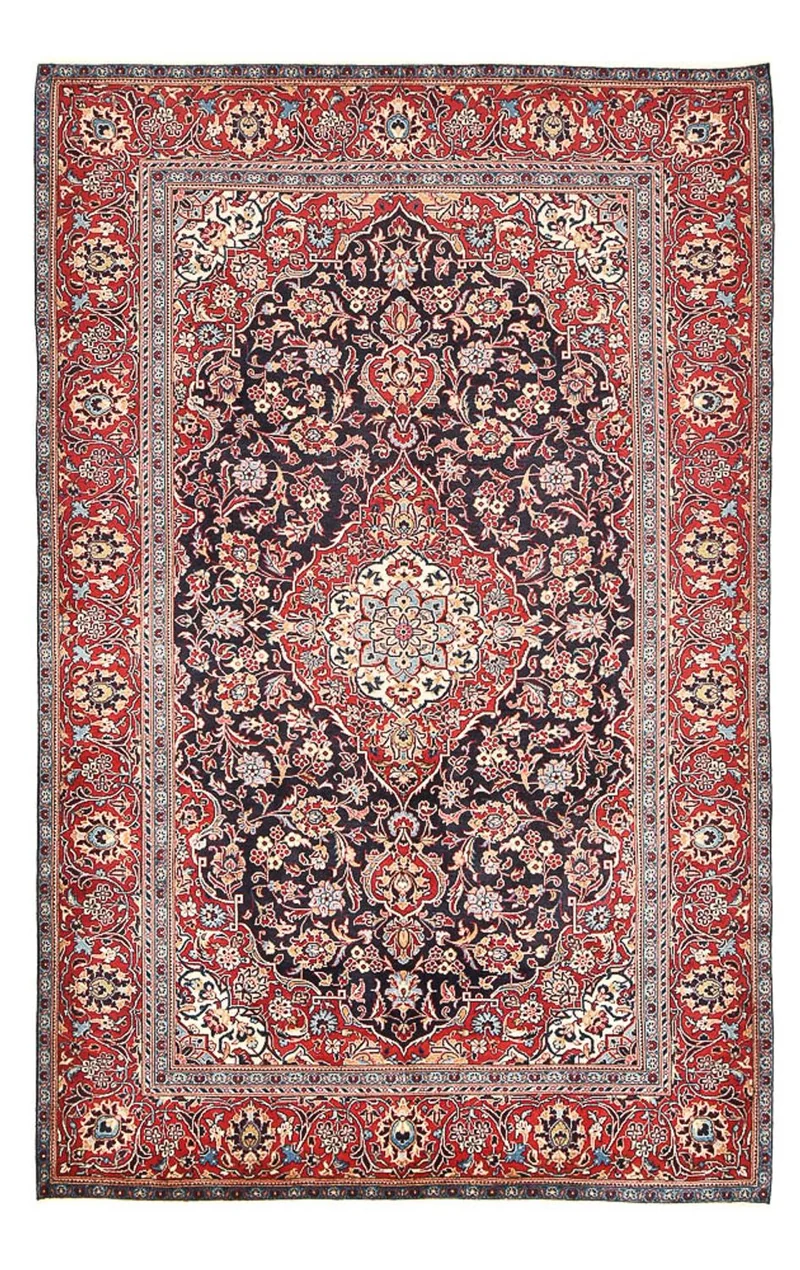 Perserteppich - Keshan - 195 x 305 cm - hellrot