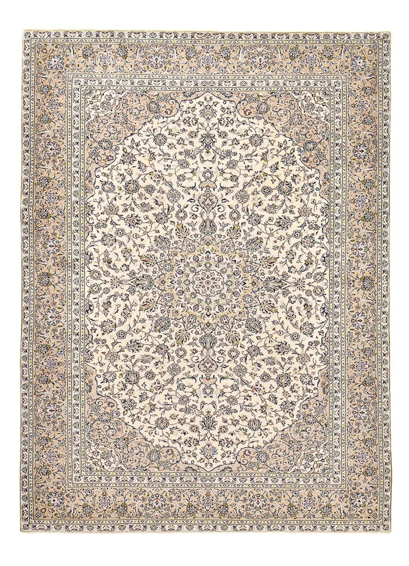 Perserteppich - Keshan - 282 x 403 cm - hellbeige