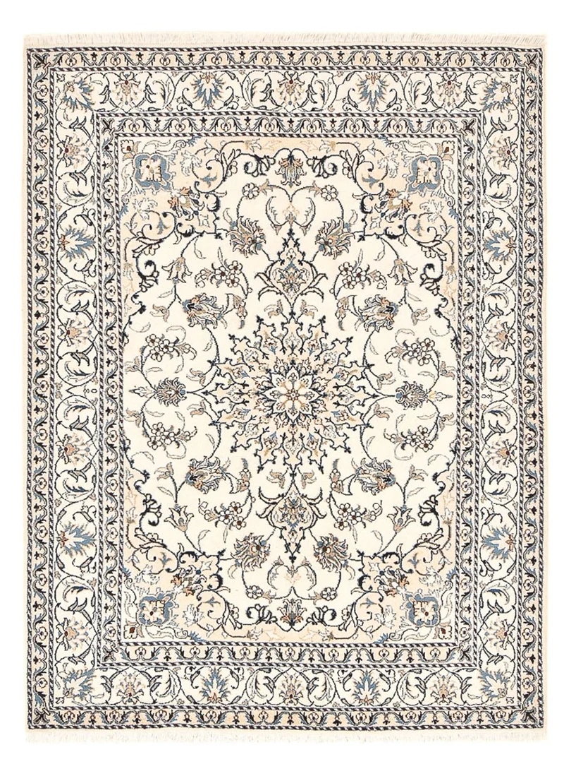 Perserteppich - Nain - 146 x 209 cm - hellbeige