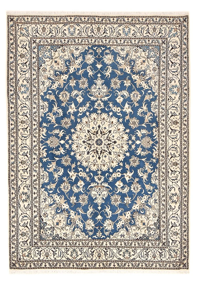 Perserteppich - Nain - 166 x 234 cm - blau