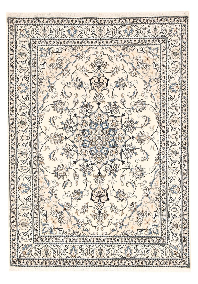 Perserteppich - Nain - 164 x 241 cm - hellbeige