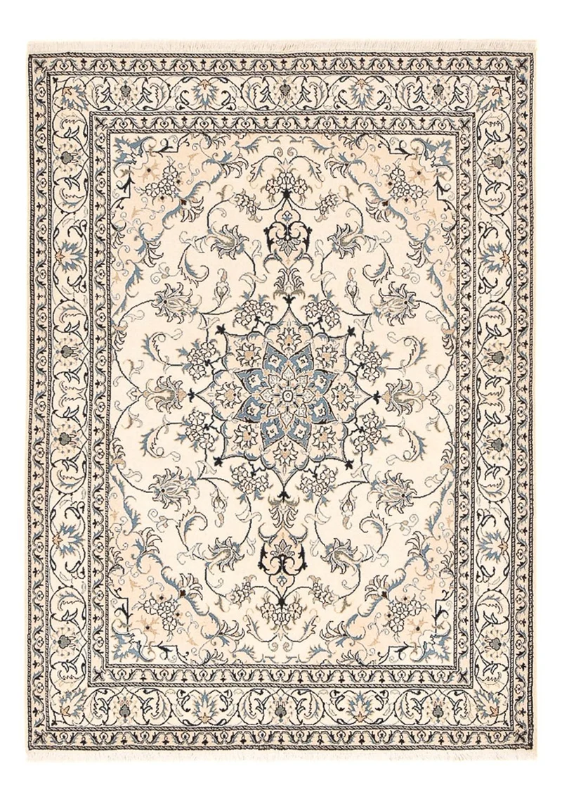 Perserteppich - Nain - 167 x 237 cm - hellbeige