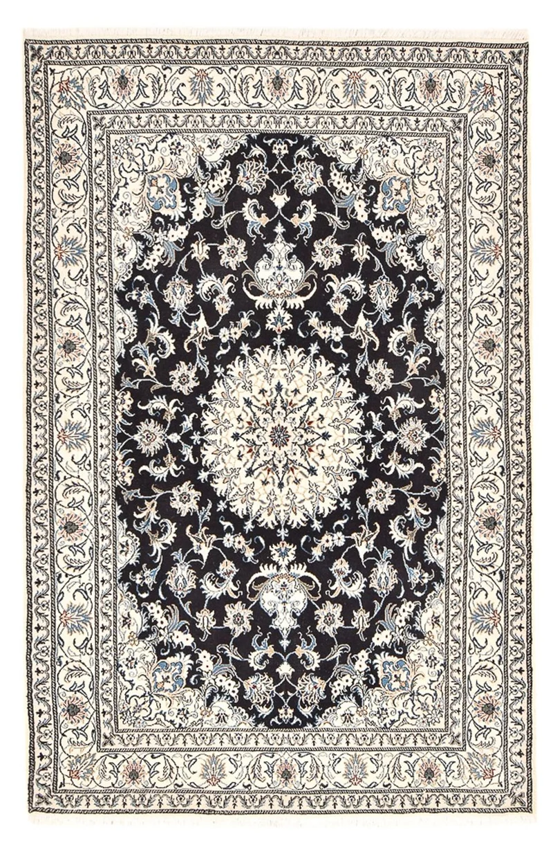 Perserteppich - Nain - 161 x 252 cm - dunkelblau