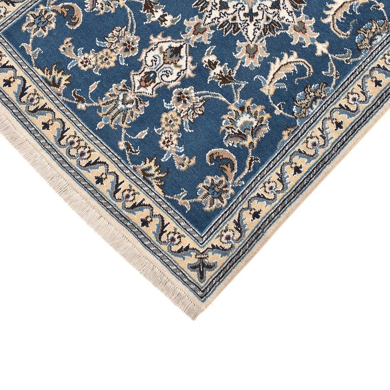 Läufer Perser - Nain - 80 x 298 cm - seeblau