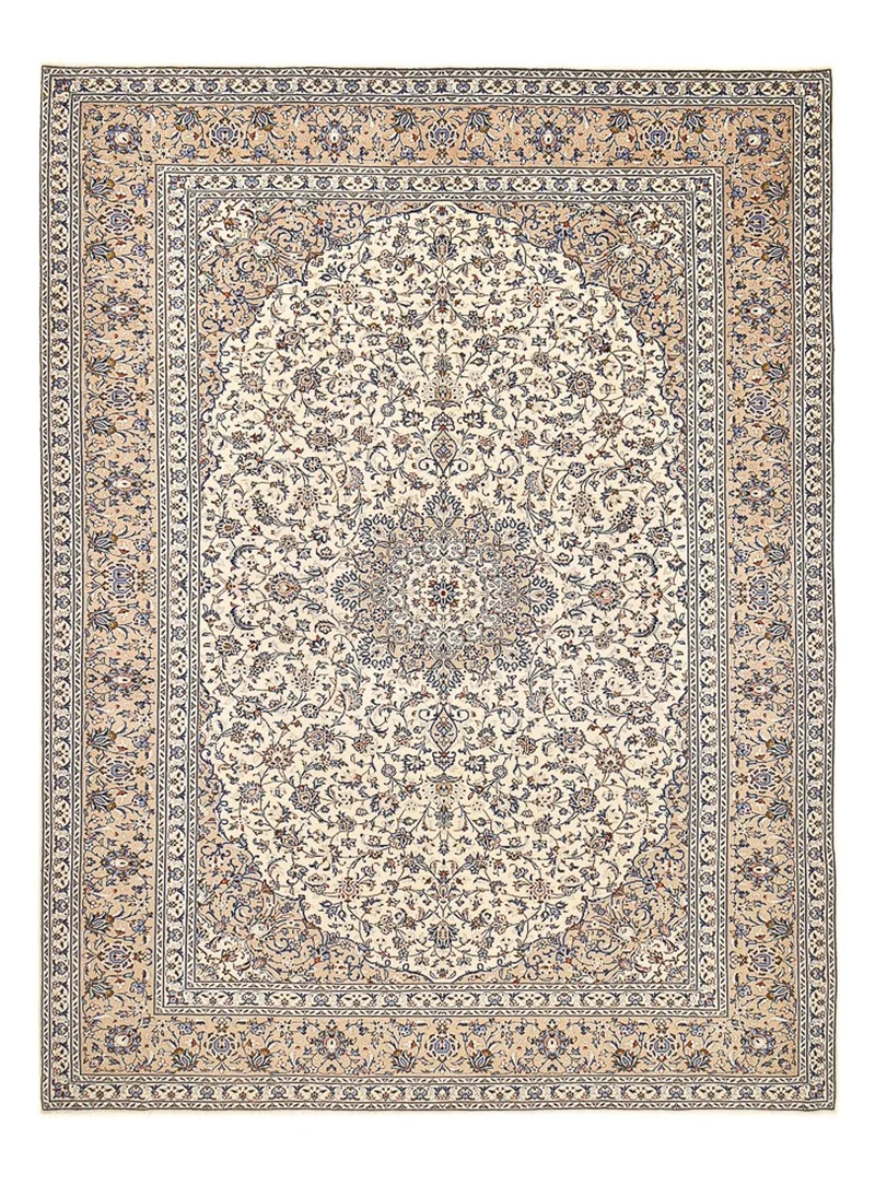 Perserteppich - Keshan - 295 x 405 cm - dunkelbeige