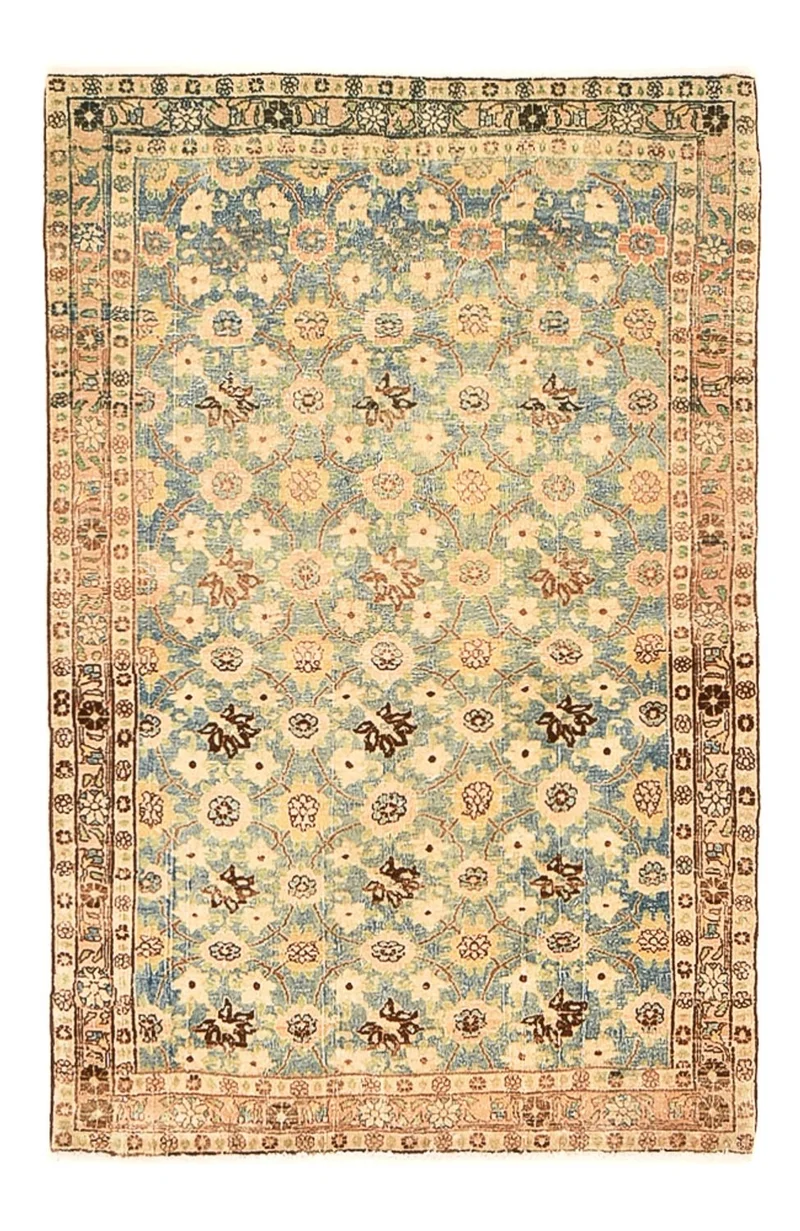 Vintage Teppich - 95 x 146 cm - caramel