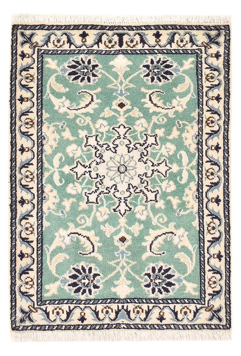 Perserteppich - Nain - 60 x 87 cm - hellgrün