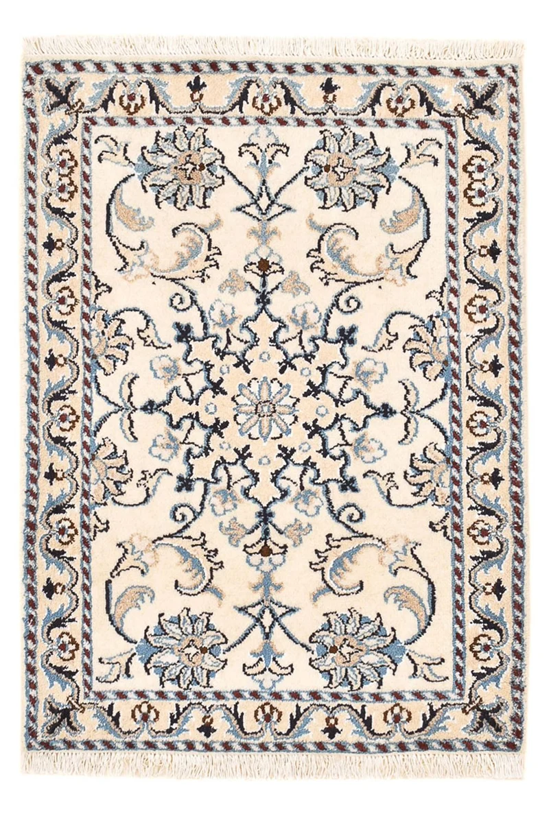 Perserteppich - Nain - 58 x 85 cm - creme