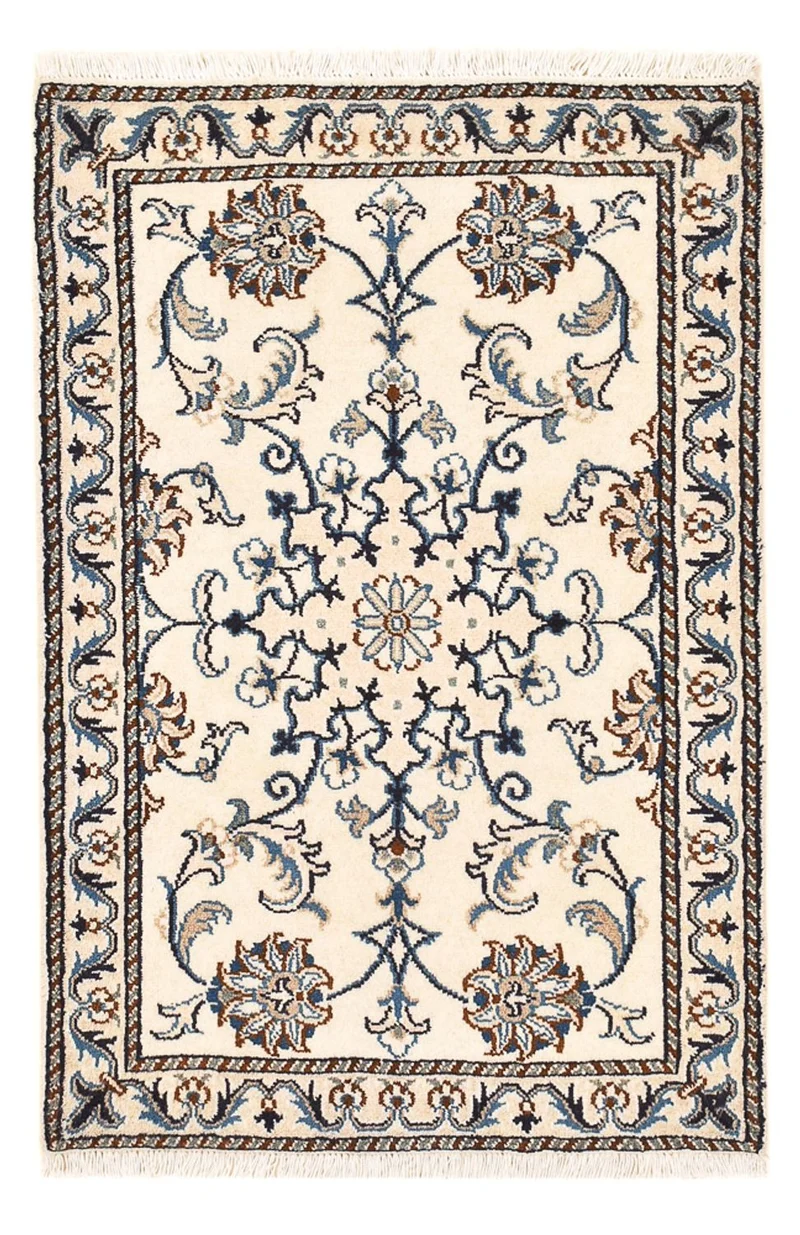 Perserteppich - Nain - 60 x 95 cm - beige