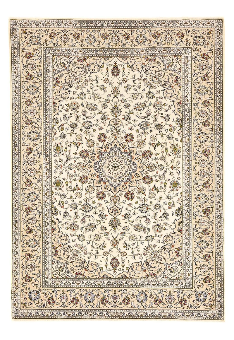 Perserteppich - Keshan - 197 x 290 cm - dunkelbeige