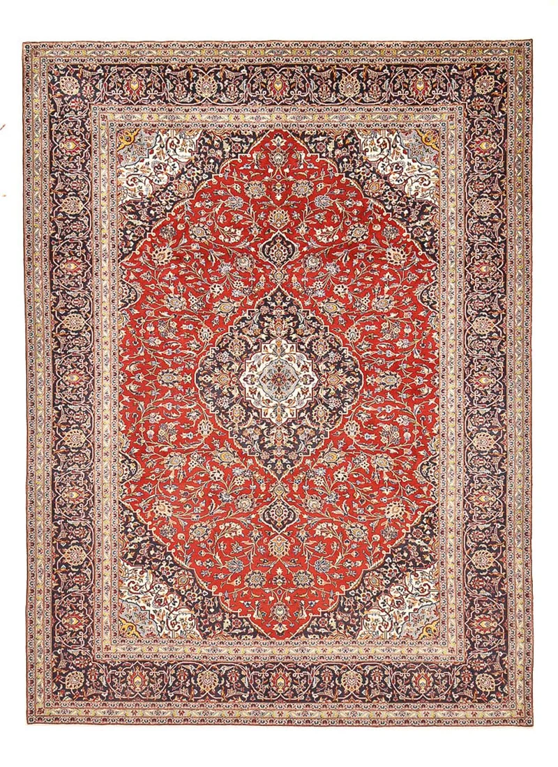 Perserteppich - Keshan - 297 x 416 cm - rot