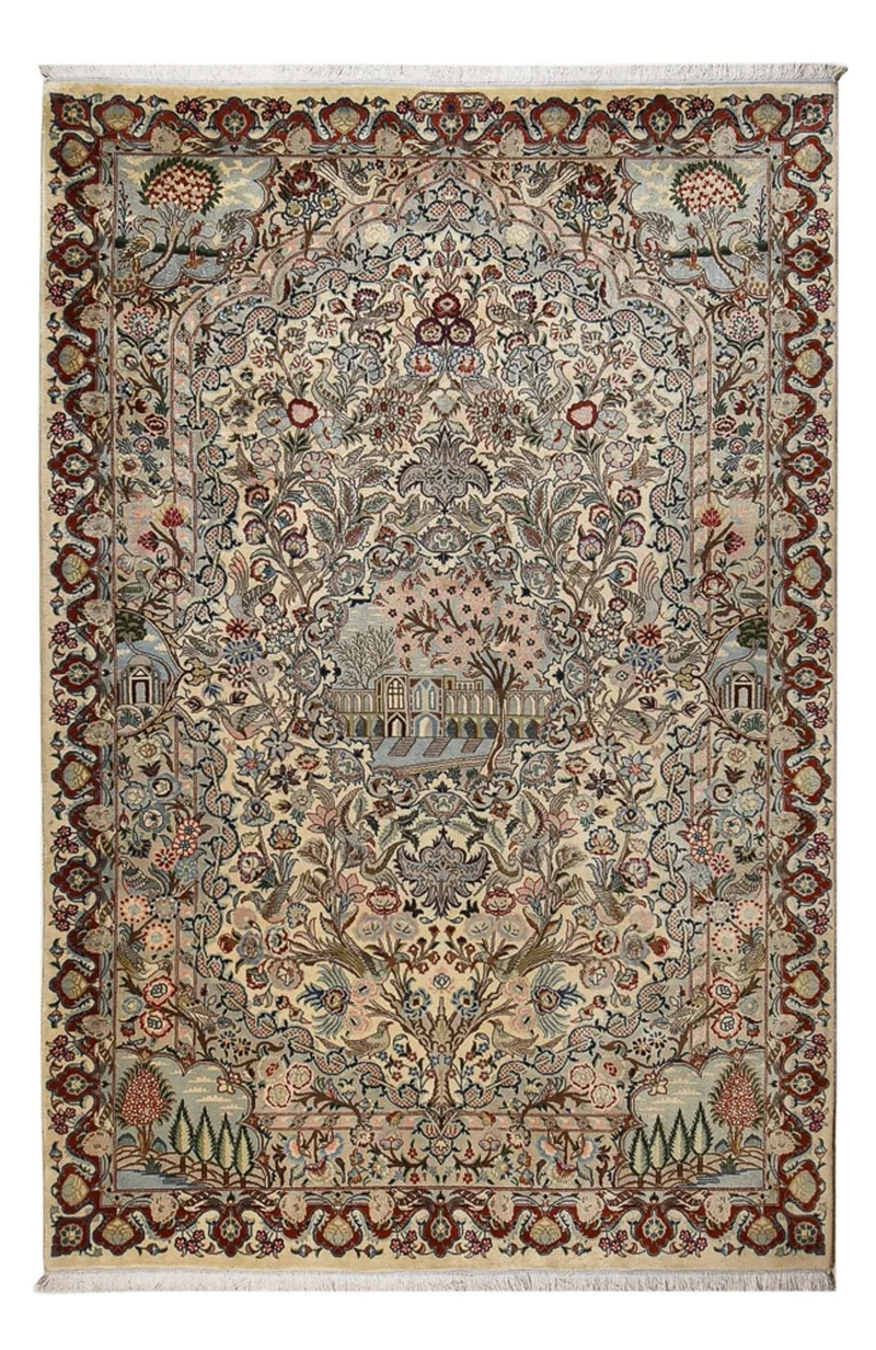 Keshan Teppich 201x301cm - Perserteppich