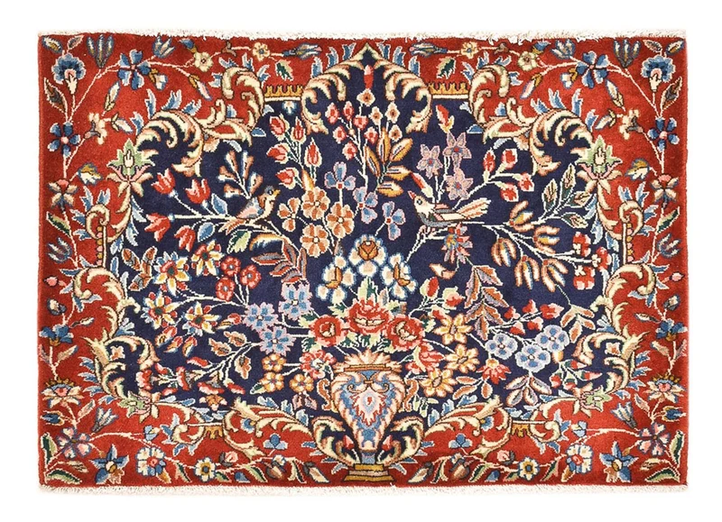 Rafsanjan Teppich 64x92cm - Perserteppich