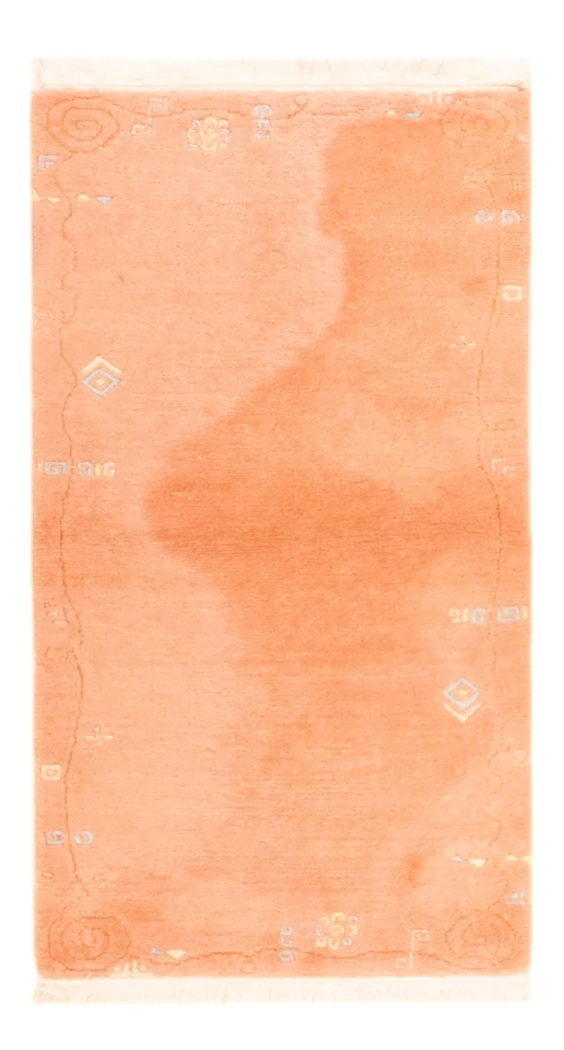 Nepal Teppich - 74 x 141 cm - lachs