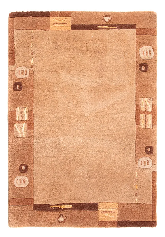 Nepal Teppich 60x90cm - Wollteppich