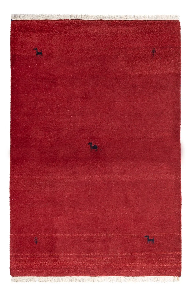 Gabbeh Teppich - Indus - 120 x 180 cm - bordeauxrot