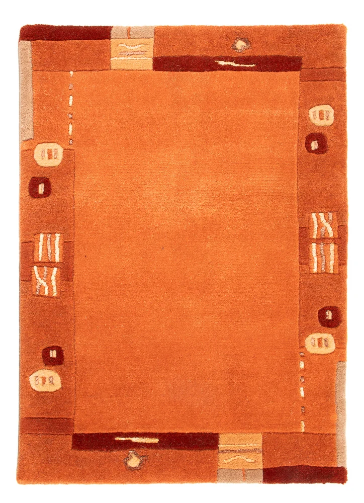 Nepal Teppich - 60 x 90 cm - orange