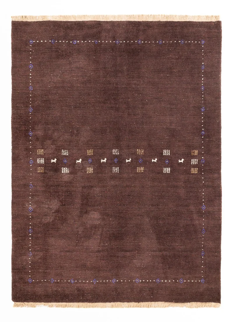Gabbeh Teppich - Loribaft Perser - 200 x 300 cm - choco